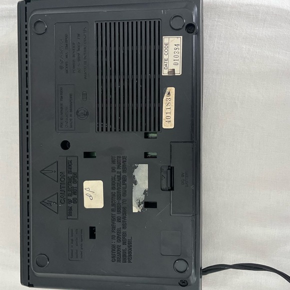 Sanyo RM6200 Vtg 1984 Dual Alarm  Red LED Digital Clock Radio Tested Woodgrain - Picture 2 of 8